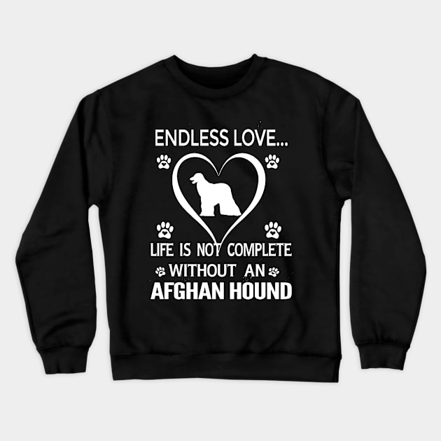 Afghan Hound Lovers Crewneck Sweatshirt by bienvaem